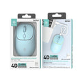 IKREA WG7067 4D 2.4GHz Rechargeable Wireless Mouse - Blue