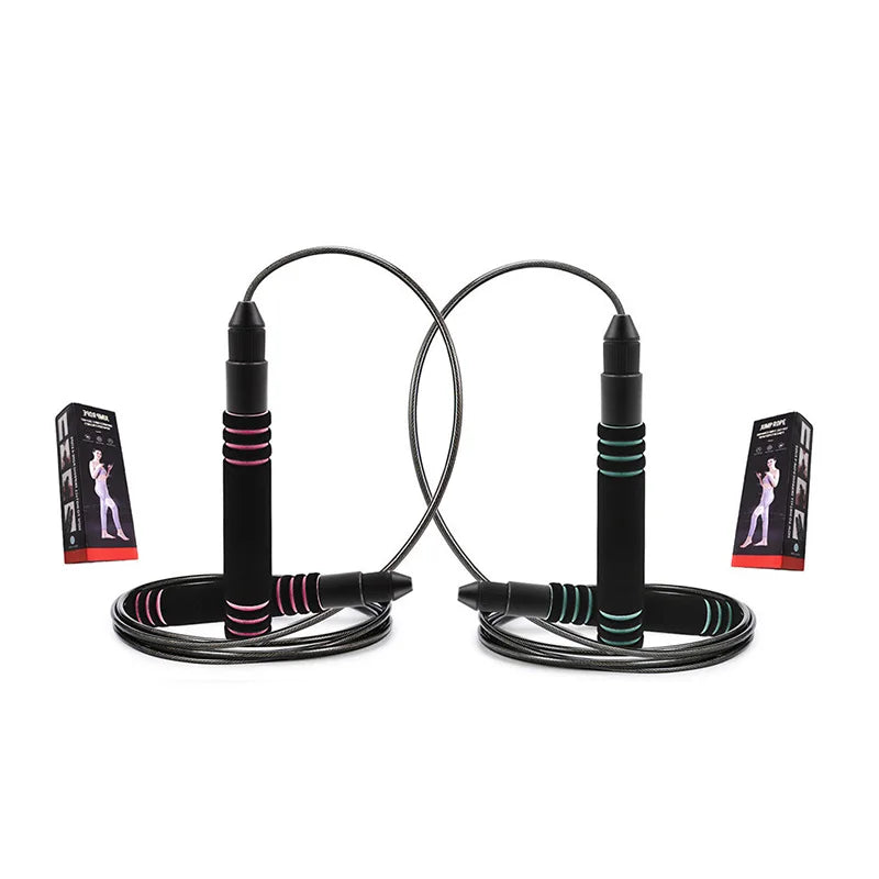 Self Locking Racing Jump Rope Exercise Adjustable Skipping Rope for Adults Speed Rope High Quality Fitness Special Like Silicone