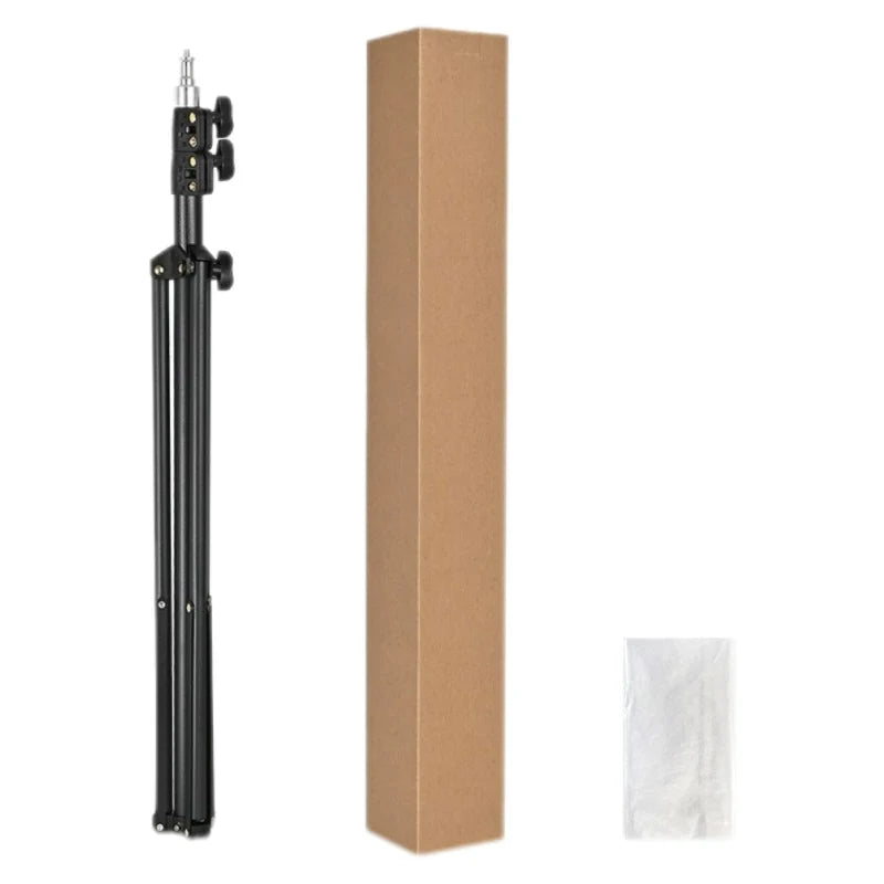 Spot Goods 210cm Phone Stand With Cellphone Holder Adjustable Light Stand Dslr SLR Camera Ring Light Stands Tripod