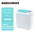 Plastic Led Smart Trash Can Sensor-type Smart Bin Intelligent Automatic  Kitchen Garbage Bin Touch-Free Garbage Can with Lid