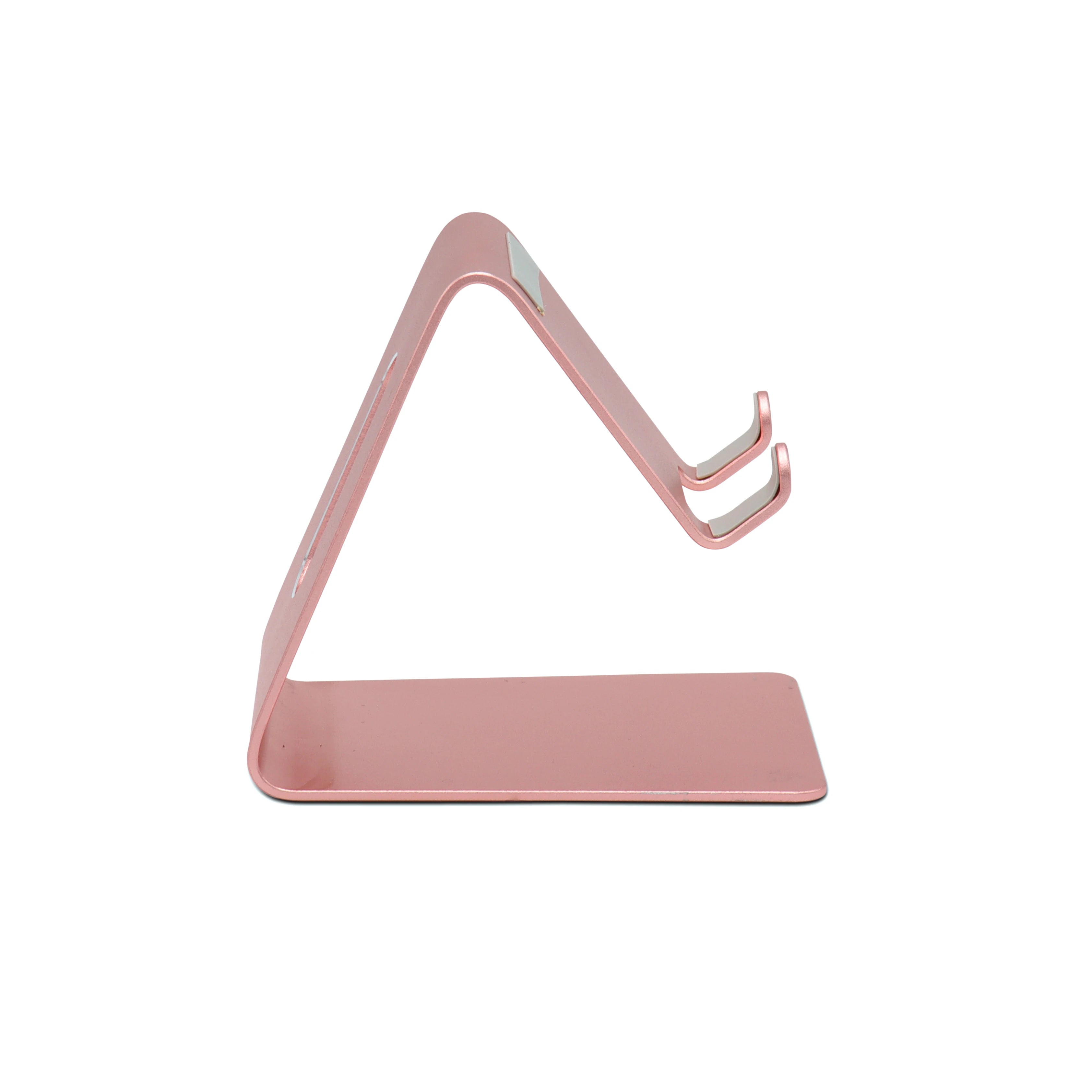 Dual Folding Aluminium Alloy Cell Phone Stand Fully Adjustable Flexible Portable Desktop Phone Holder Cradle Dock Compatible