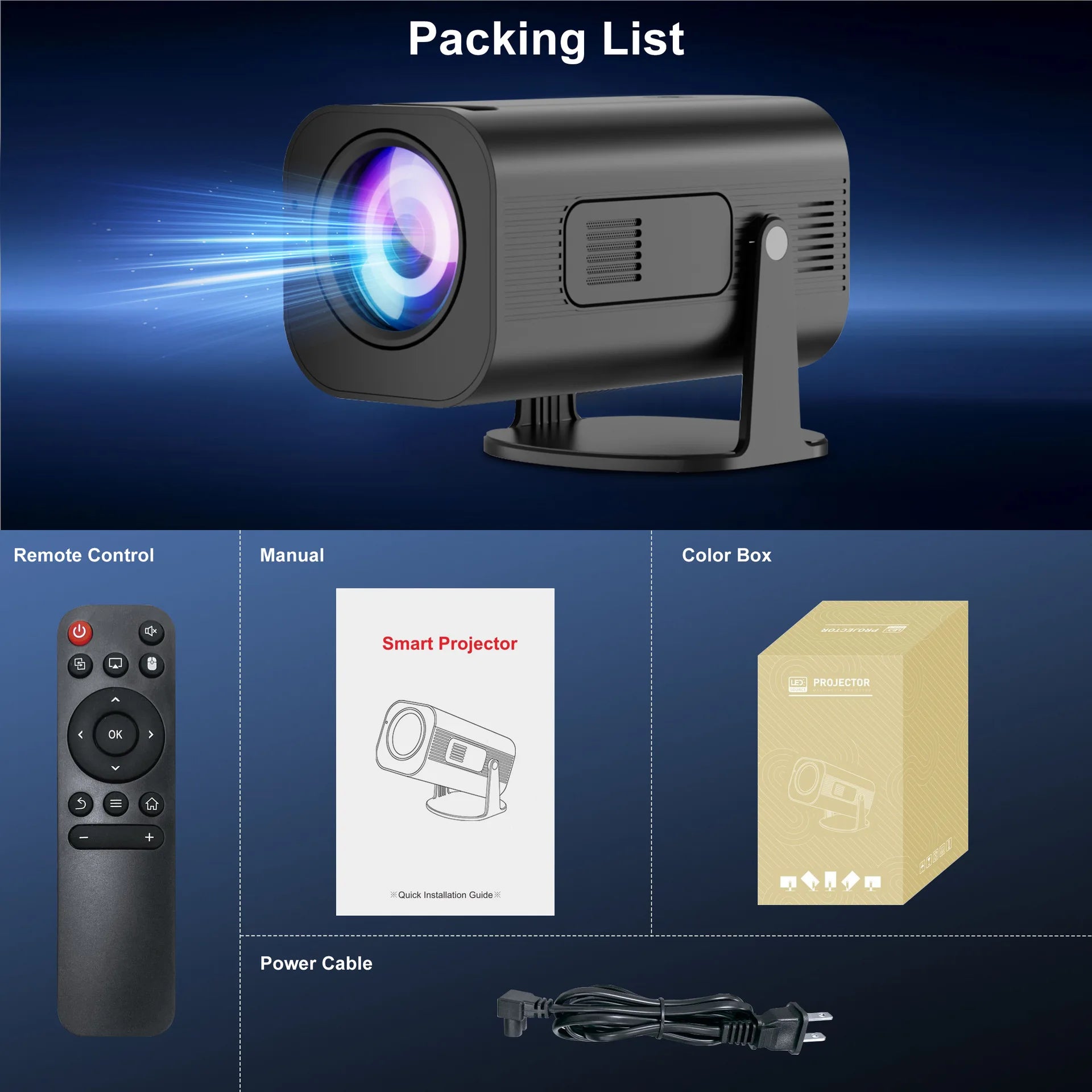XP330 Portable Projector H713 Chipset Android 11 Projector with Wifi 1gb + 8gb Android Tv System 180 ANSI Mini Projector