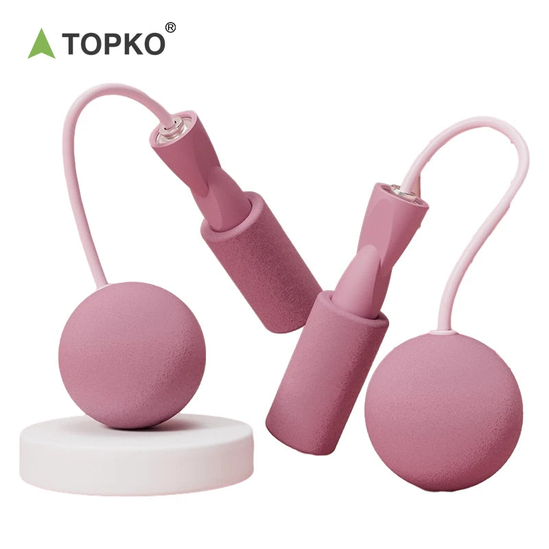 TOPKO Stocked New Arrival Cordless Jump Rope for Exercise Fitness Weight Loss Skipping Rope