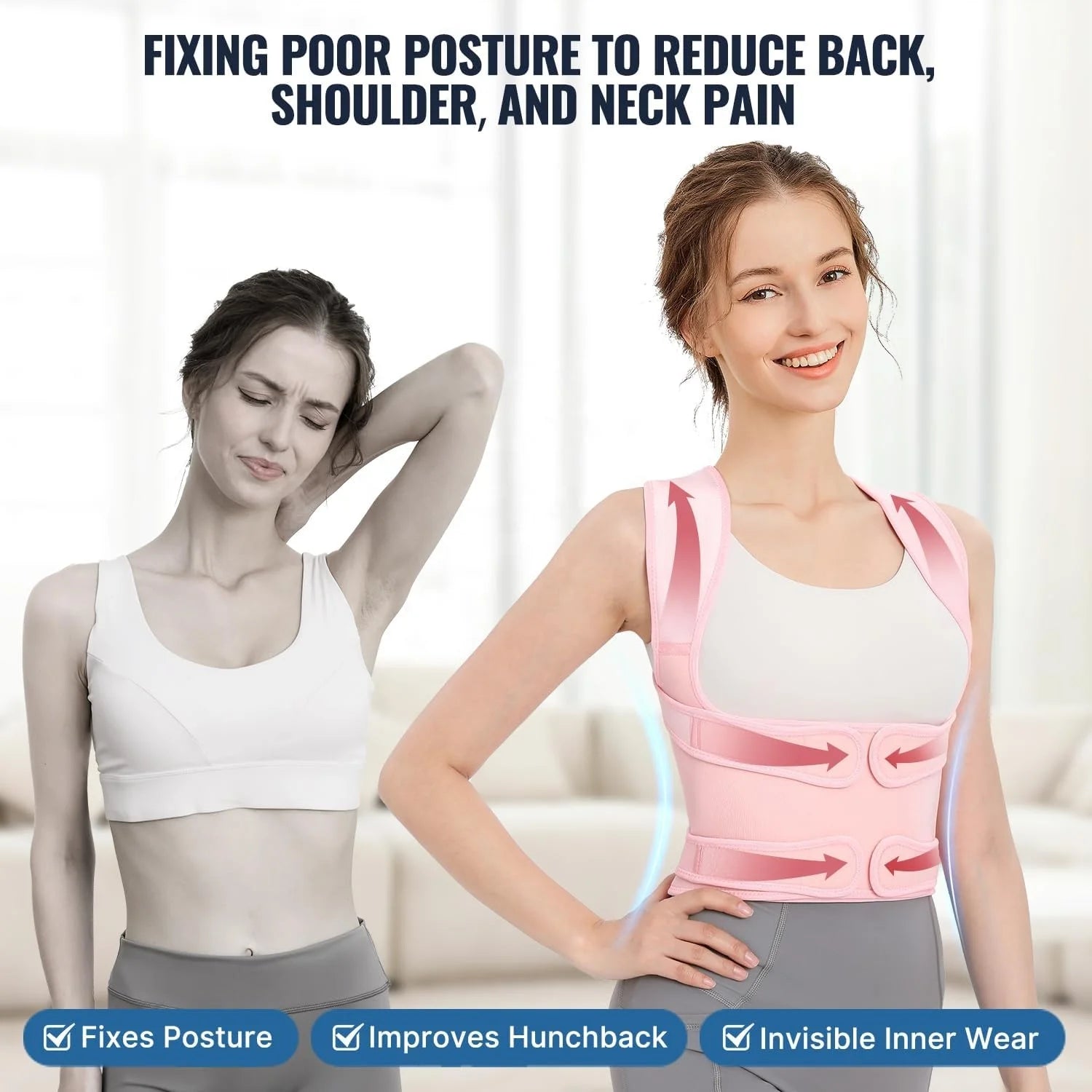 Wholesale Breathable Corrector De Postura Back Support Posture Corrector Belt
