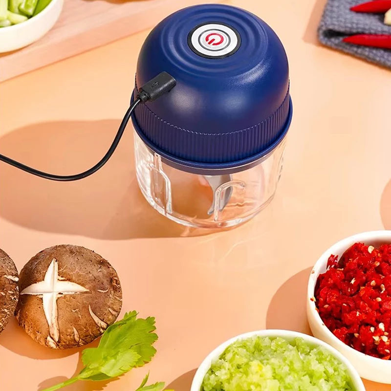 Portable Mini Electric Juicer Personal Small Fren Vegetable Chopper Cup Bottle Manual Operation for Smoothies on the Go
