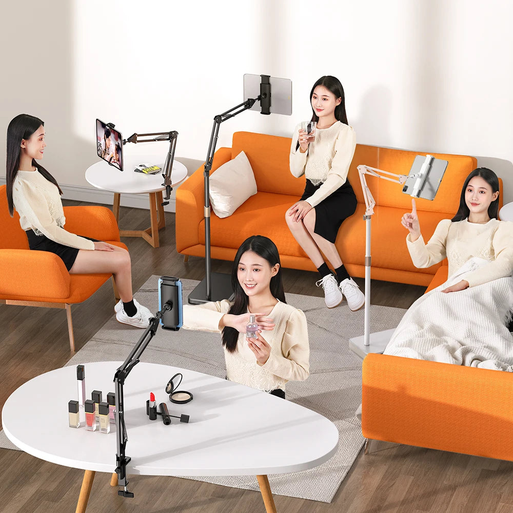 Feixiang Factory Adjustable Height Aluminum Phone Stand Durable Metal Phone Holder Tablet PC Stands for L10 Pro Factory Floor