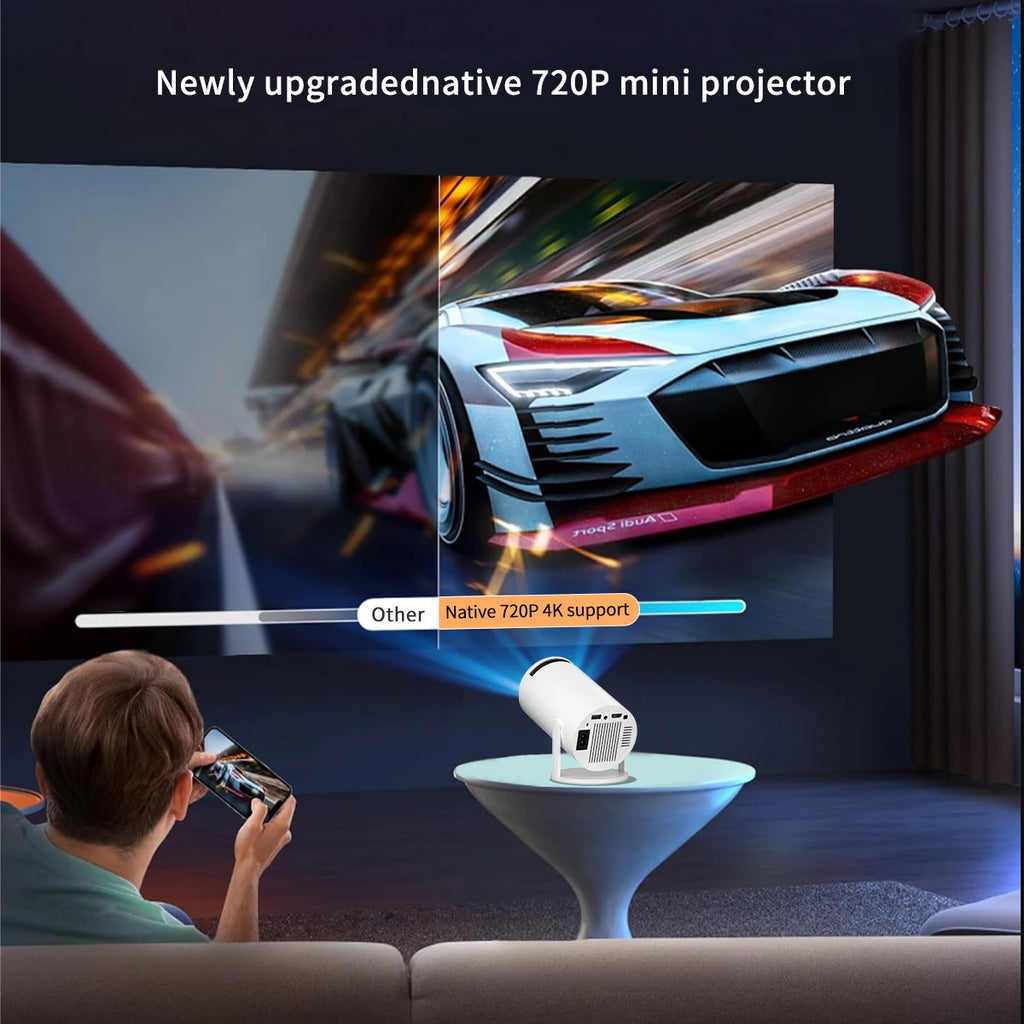 4K HY300 Pro Smart Home Cinema Mobile Phone Video Game Projectors