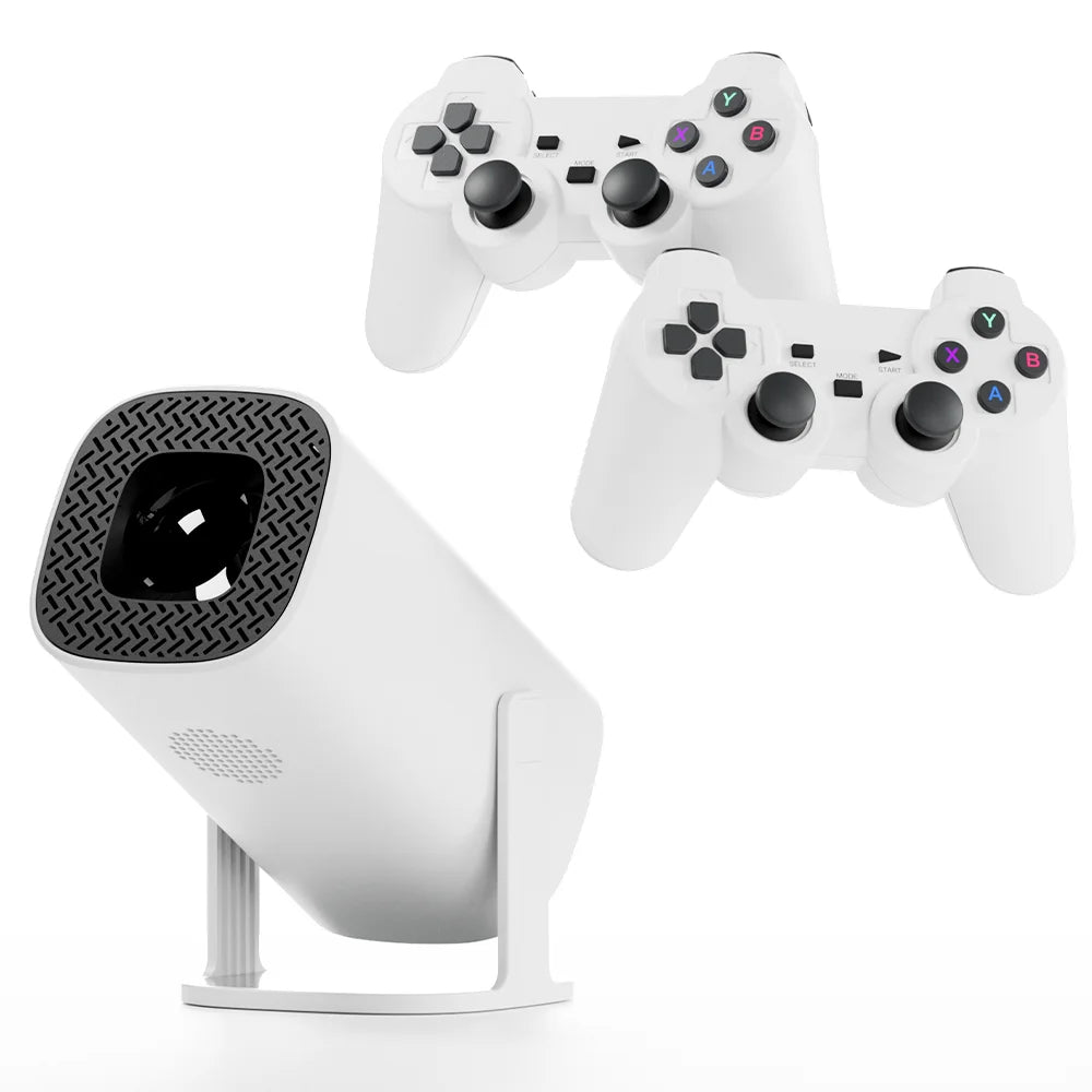 S40Max Game Mini Projector Smart TV Android 11 Wifi Portable Home Theater LED Pocket 10000 3D Games Console Video Play Projector