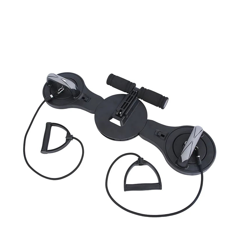 3-in-1 Home Gym Adjustable Push-Up Sit-Up Bar Stand Multi-Functional Push-Up Board Resistance Bands Made Durable ABS Material
