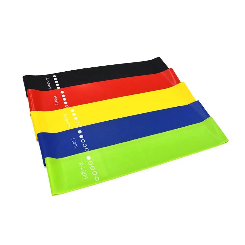 Latex Exercise Resistance Bands Custom Elastic Loop Hip Stretch Pull up Yoga Workout Gym Home Fitness Bands Set Body Building