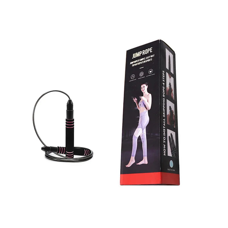 Self Locking Racing Jump Rope Exercise Adjustable Skipping Rope for Adults Speed Rope High Quality Fitness Special Like Silicone