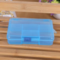 Jewelry Organizer Box 5 Grids Plastic Storage Box Case Portable Earring Bead Screw Display Organizer Nail Art Tip Case