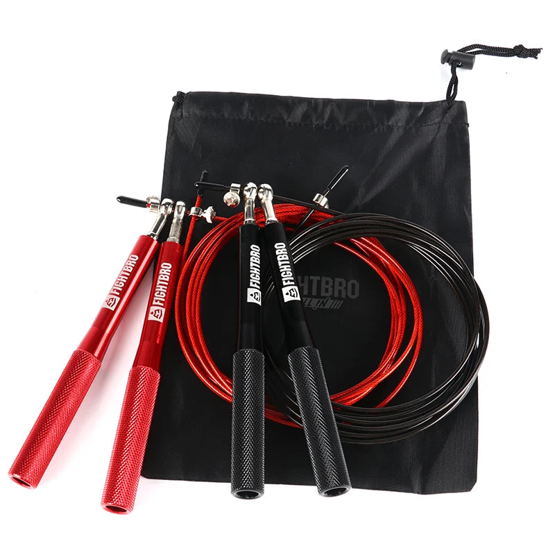 Hot Sale Adjustable Length Tangle-free Jump Rope With Ball Bearings for Fitness
