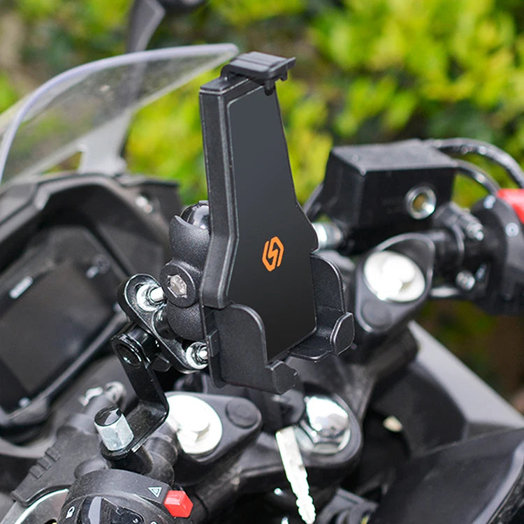 Motorcycle Phone Stand Universal High Quality Adjustable Aluminum Alloy Outdoor Mobile Phone Holders for Motor Bikes