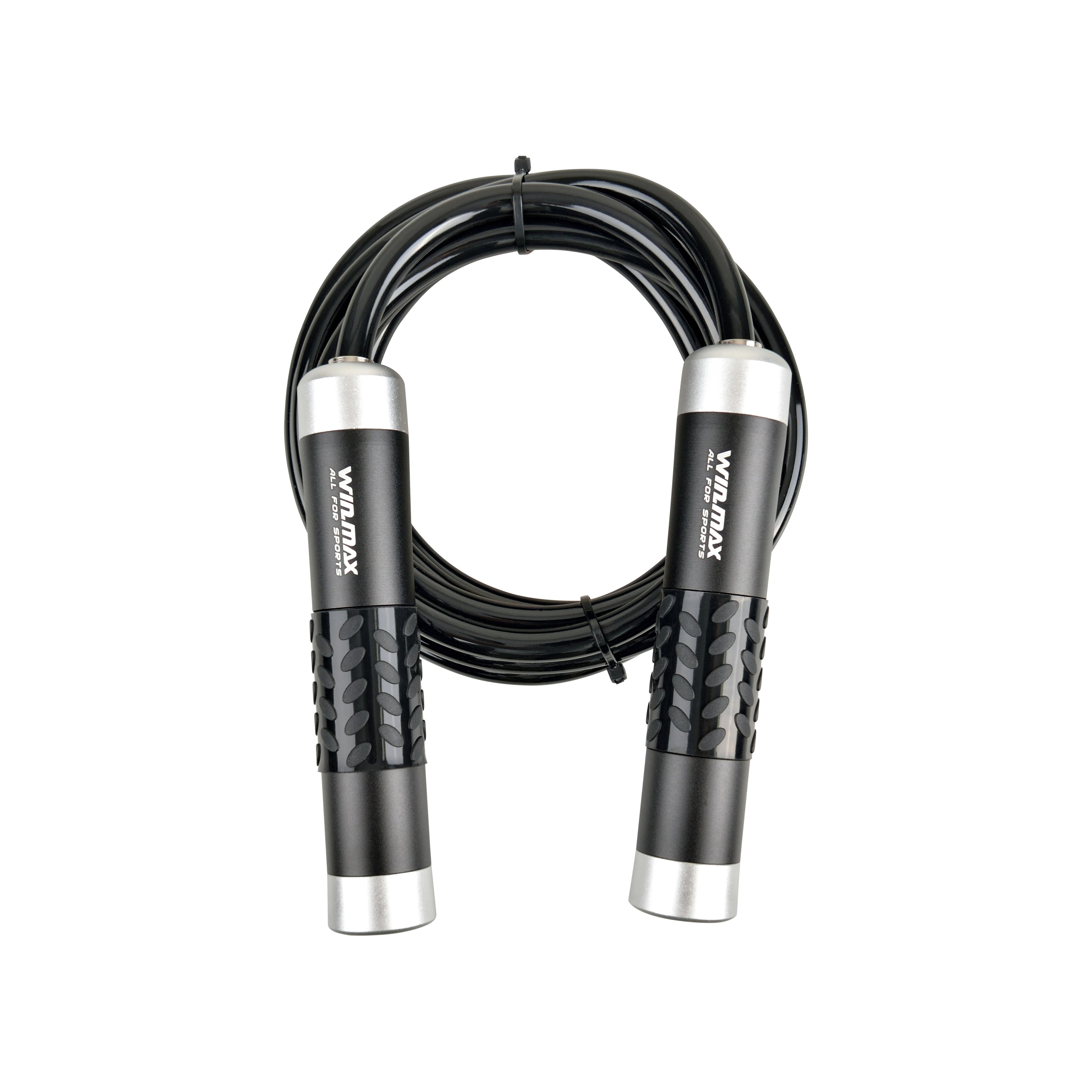 Win.max High Quality Weighted Jump Rope with Aluminum Alloy Non-Slip Handles and Solid PVC Rope-Unisex Gym Workout