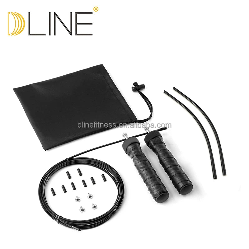 Adjustable Heavy Weighted Speed Jump Rope With Customized Handle Heavy Exercise Sweatband Wire Skipping Rope