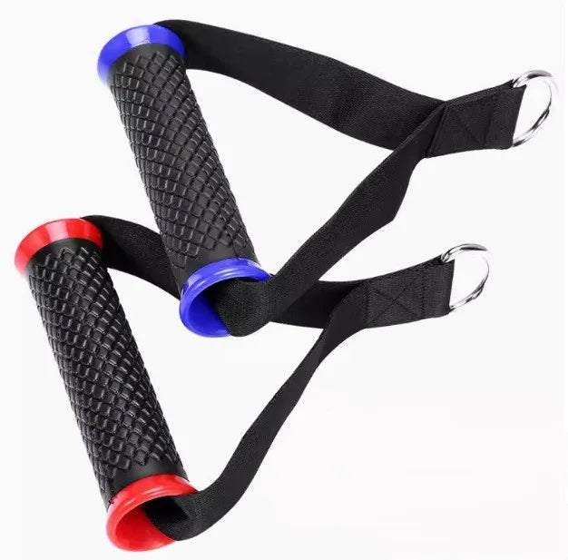 Custom Logo Prime Fitness Handles Anti-slip Gym Handle Heavy Duty Pull-up D Handle GYM With D Ring for Resistance Bands