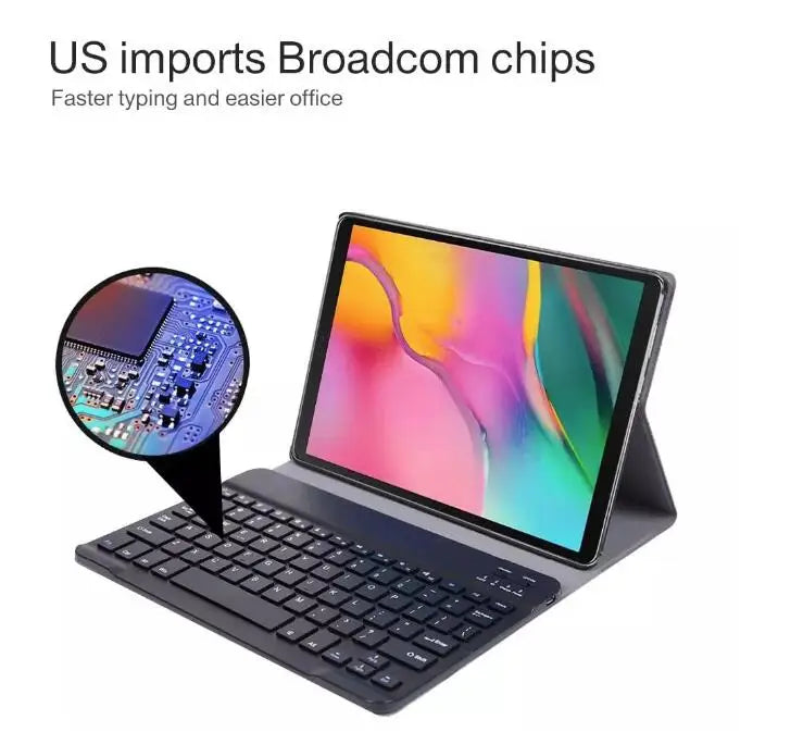 Stand Holder Cover Wireless Keyboard Case for  Tab M10 Plus 3rd Gen 10.6" 2022 TB-125  USB Russian Spanish Korean AR
