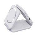RUNCEIN Wireless Charger Factory Directly Offer Foldable Phone Stand Qi Fast Charging Strong Magnetic 3 in 1 Wireless Charger
