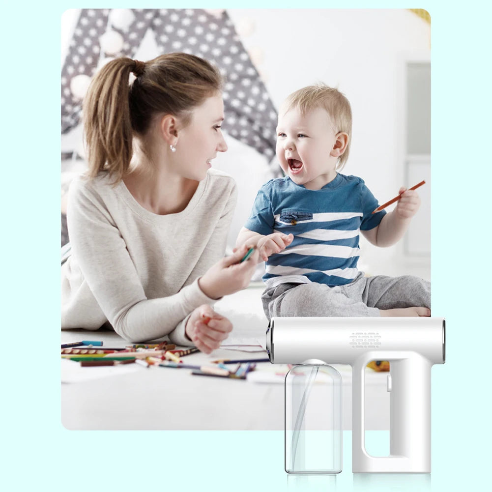 Pulverizer Nano Spray Gun 250ml Nano Mist Sprayer Sanitizer Gun Pulverizer Disinfection Machine Portable Air Sterilizer