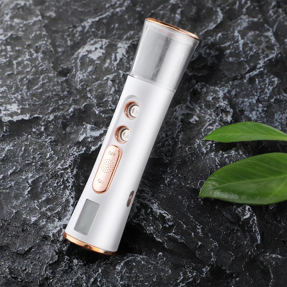Ultrasonic Nano Mist Sprayer Cooler Face Steamer Moisturizer Steamer Humidifier Facial Mister Nebulizer Cooler Skin Care Tool