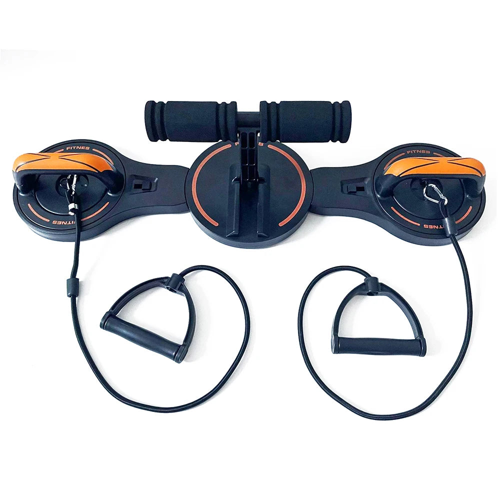 3-in-1 Home Gym Adjustable Push-Up Sit-Up Bar Stand Multi-Functional Push-Up Board Resistance Bands Made Durable ABS Material