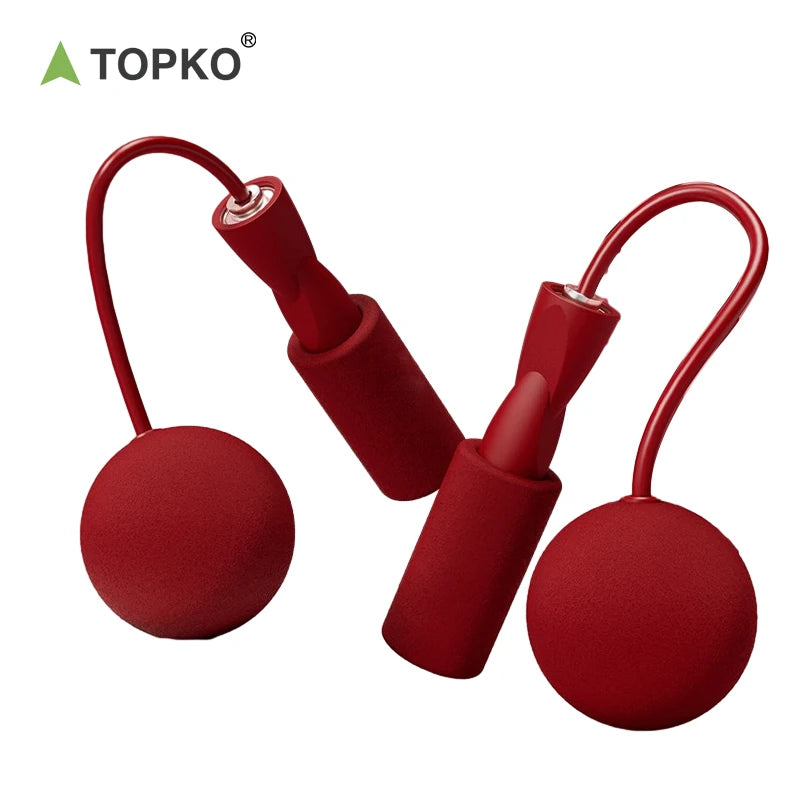TOPKO Stocked New Arrival Cordless Jump Rope for Exercise Fitness Weight Loss Skipping Rope