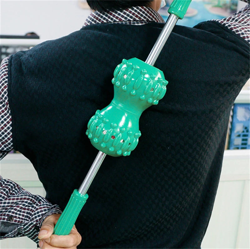 Handheld Strong Magnetic Therapy Massage Ball Acupoint Stick Meridian Dredging Tool for Back Pain Relief Muscle Massager