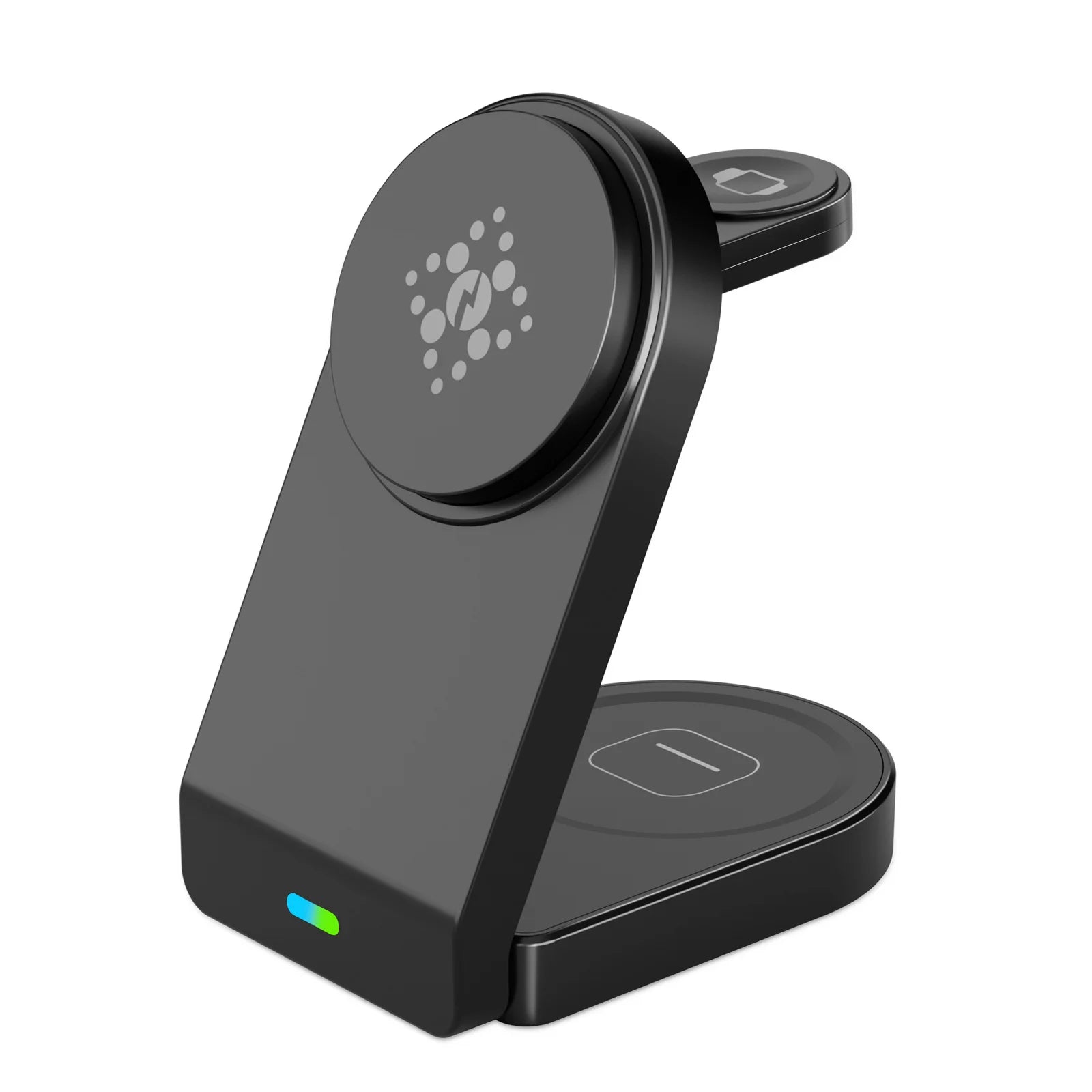 Wholesale Foldable Magnetic 15W 3-in-1 Wireless Charger Portable Fast Charging Dock Holder for AirPods IWatch for iPhone 10W
