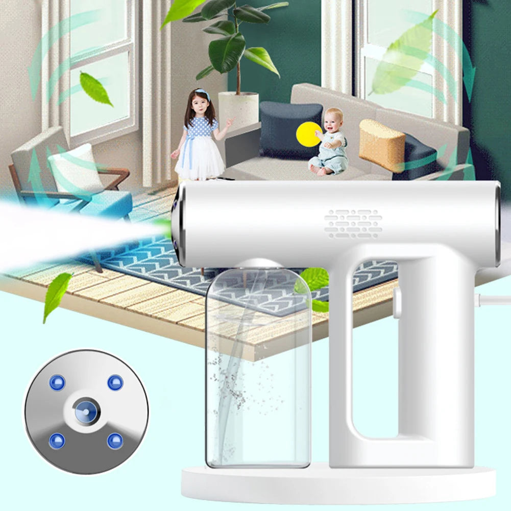 Pulverizer Nano Spray Gun 250ml Nano Mist Sprayer Sanitizer Gun Pulverizer Disinfection Machine Portable Air Sterilizer