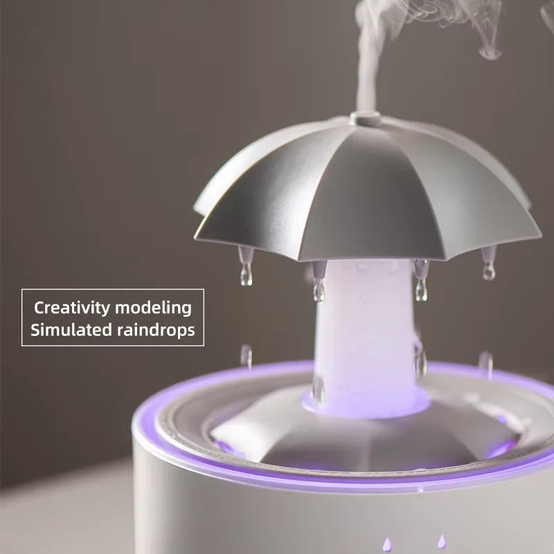 Smart Portable Ultrasonic Air Humidifier Cloud Rain Drop Aromatherapy Diffuser New USB Car Accessory Home Bedroom Outdoor