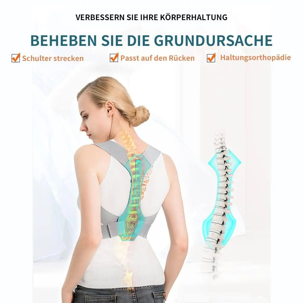 Comfortable Ergonomic Design Back Straightener Posture Corrector Back Support Brace for Adult