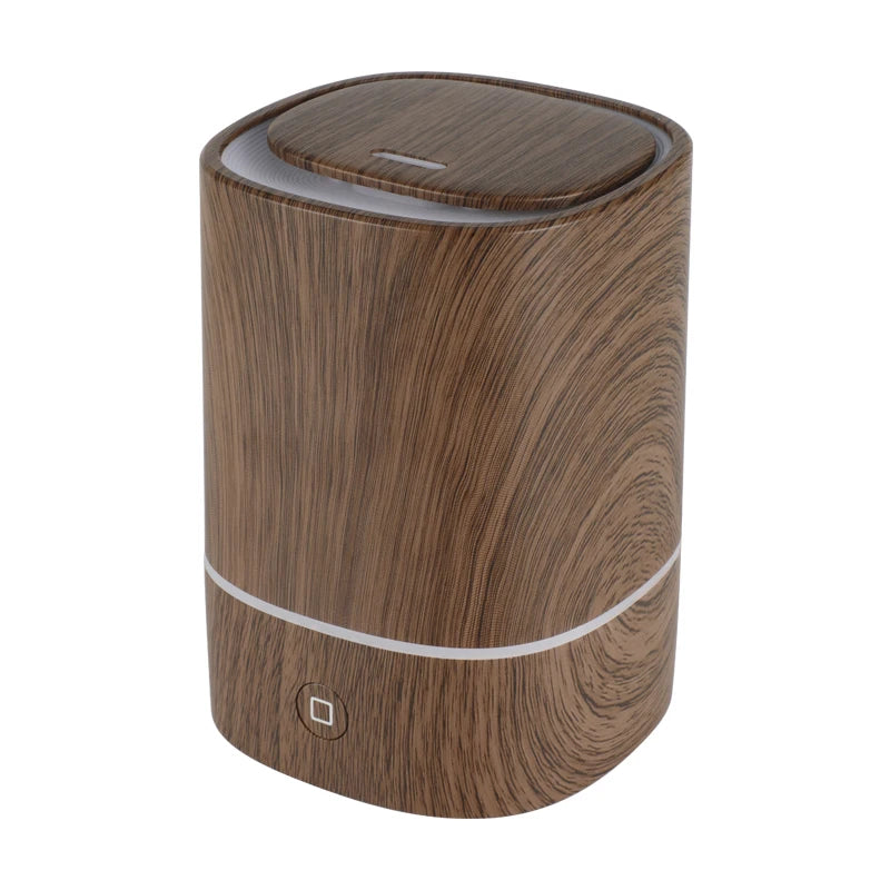2022 New Unique Products Aroma Essential Oil Diffuser Ultrasonic Air Humidifier Wood Grain Led Light Aroma Diffuser knorr Aromat