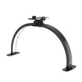 Folding Arch Half Moon Ring Light Beauty Clinic Manicure 3 Lighting Modes Stepless Dimmable Led Nail Desk Lamp With Phone Stand