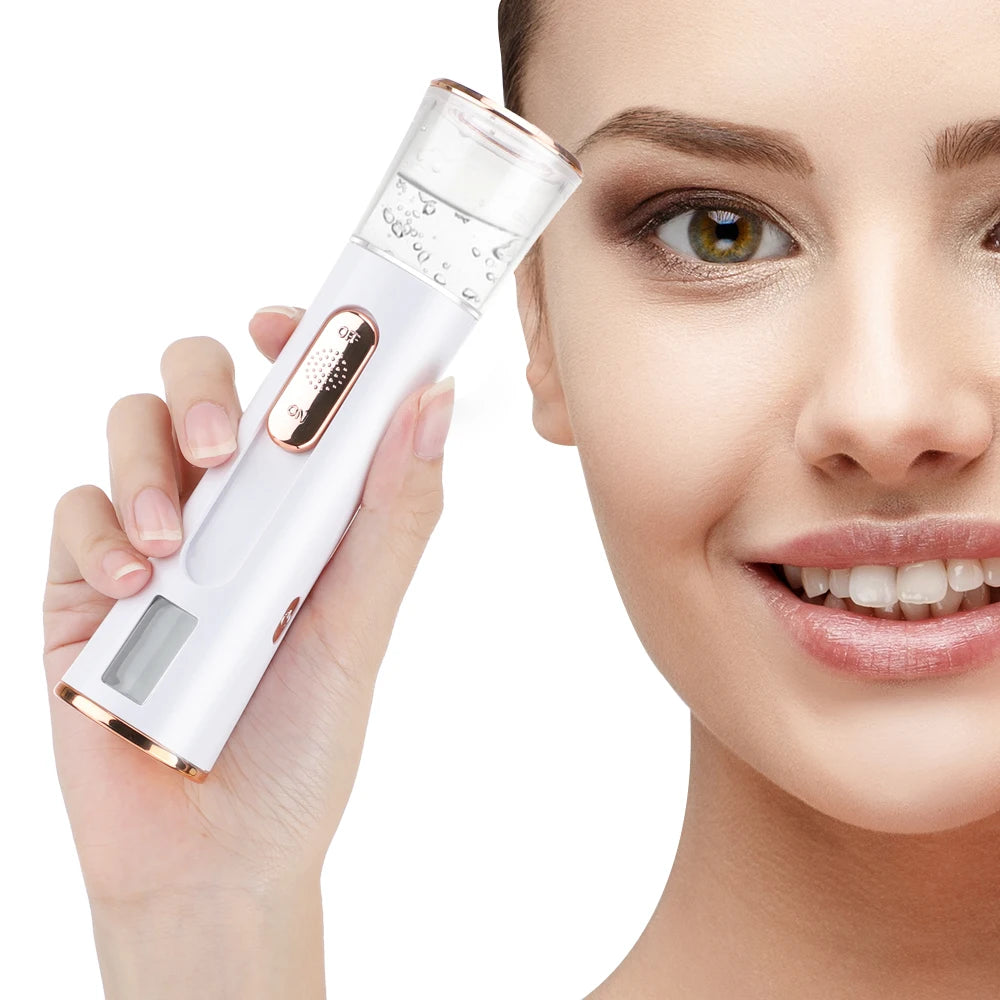 Ultrasonic Nano Mist Sprayer Cooler Face Steamer Moisturizer Steamer Humidifier Facial Mister Nebulizer Cooler Skin Care Tool