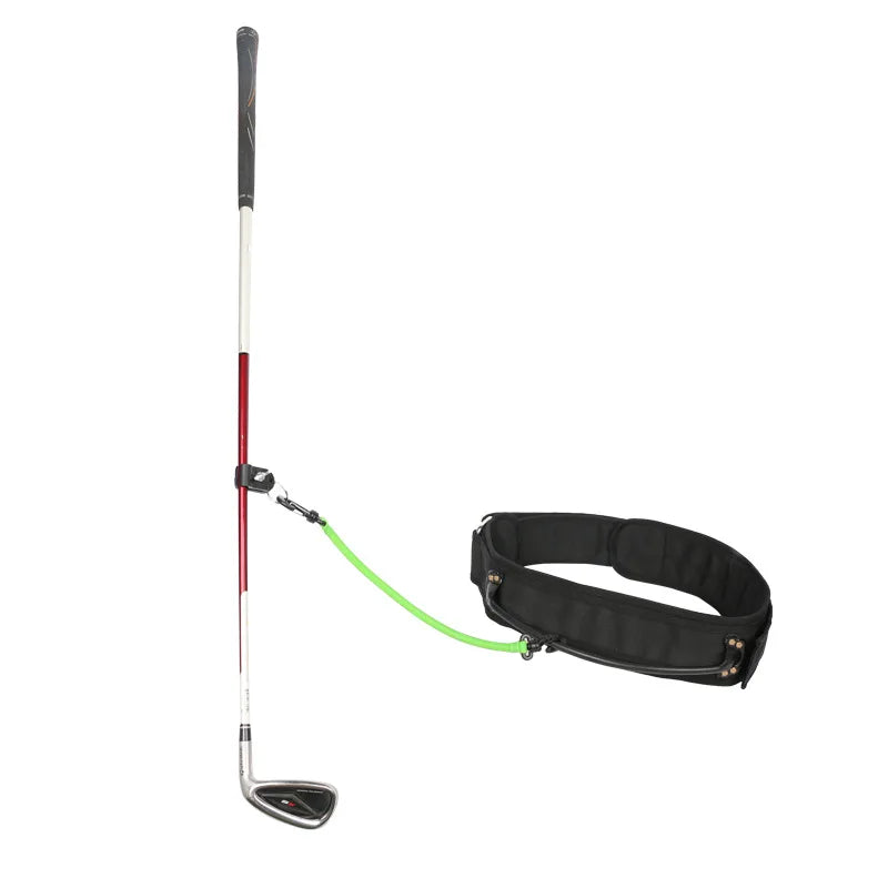 Golf Swing Trainer Posture Corrector Practice Swing Training Belt Strength Trainer Golf Swing Power Release Rope Beginner Aids