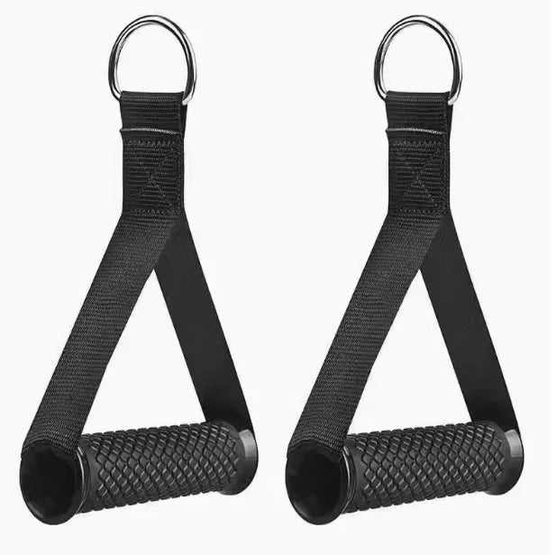 Resistance Bands Grips Fitness Handle Cable Pulley System Machine Rubber Exercise Handles