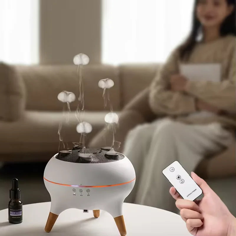 2026 New Product Ideas Room Aromatherapy Humidifier 250ml Jellyfish Spray Electric Essential Oil Diffuser Night Hotels Cars