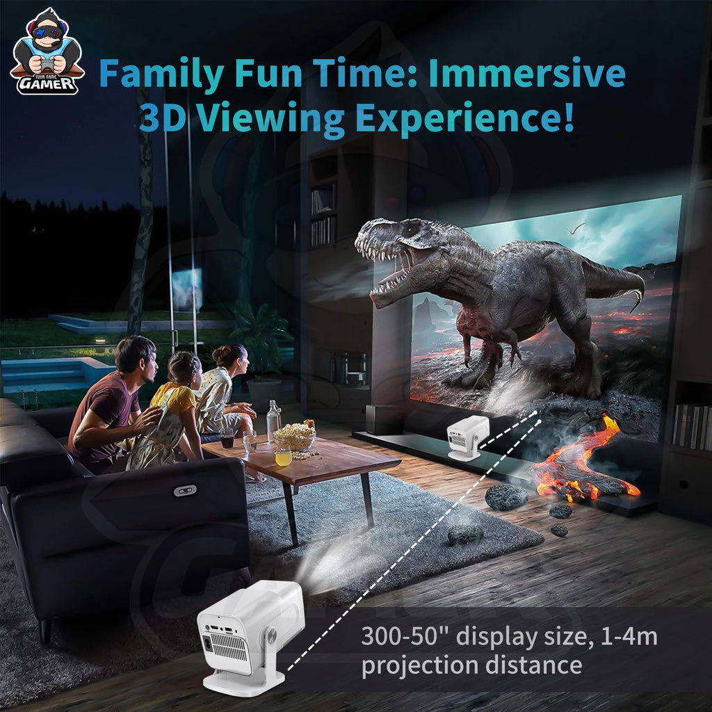 F300 Max Game 2 in 1 With Low Price Gaming Mini Projector 4K Home Theater Portable Projetor Video Movie M300 Max HCS350max