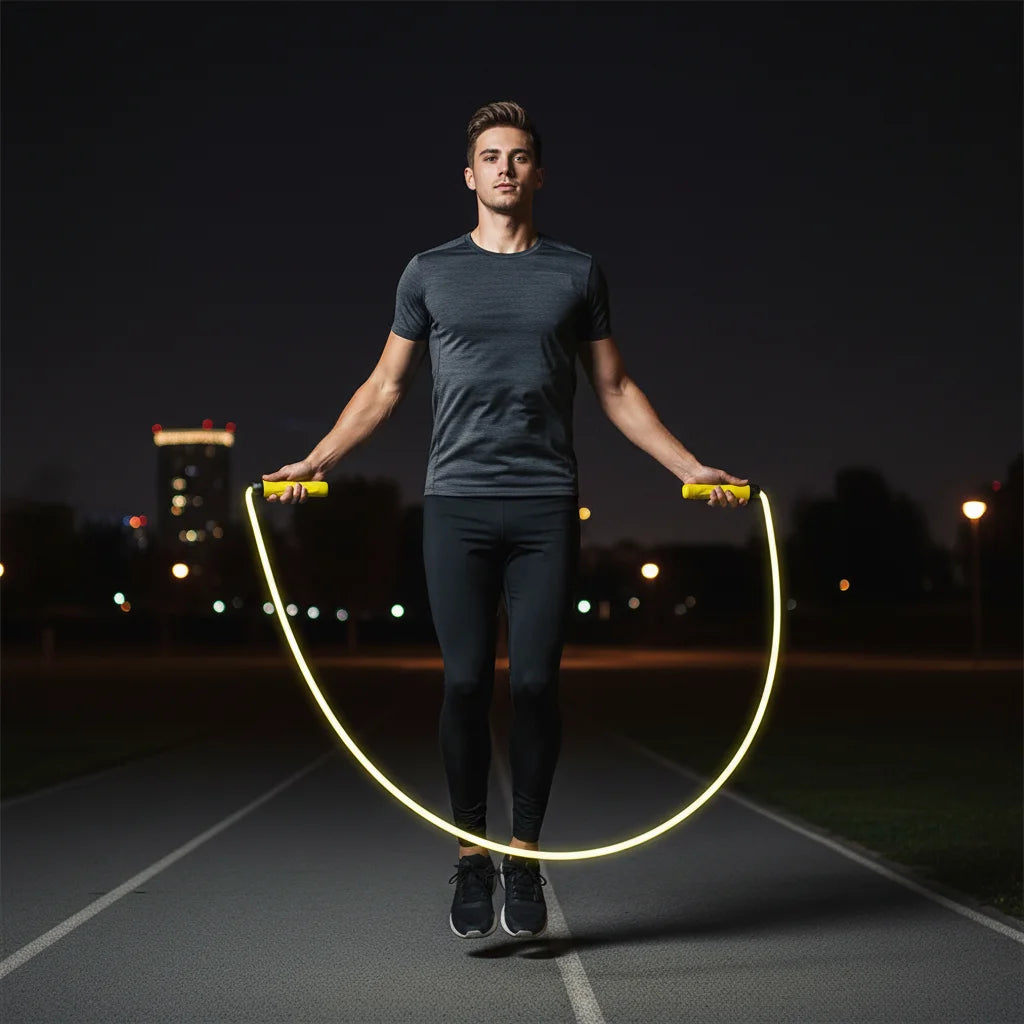 ELEGATE Adjustable LED Light Jump Rope with Bright LED Lights DEP.13.LED