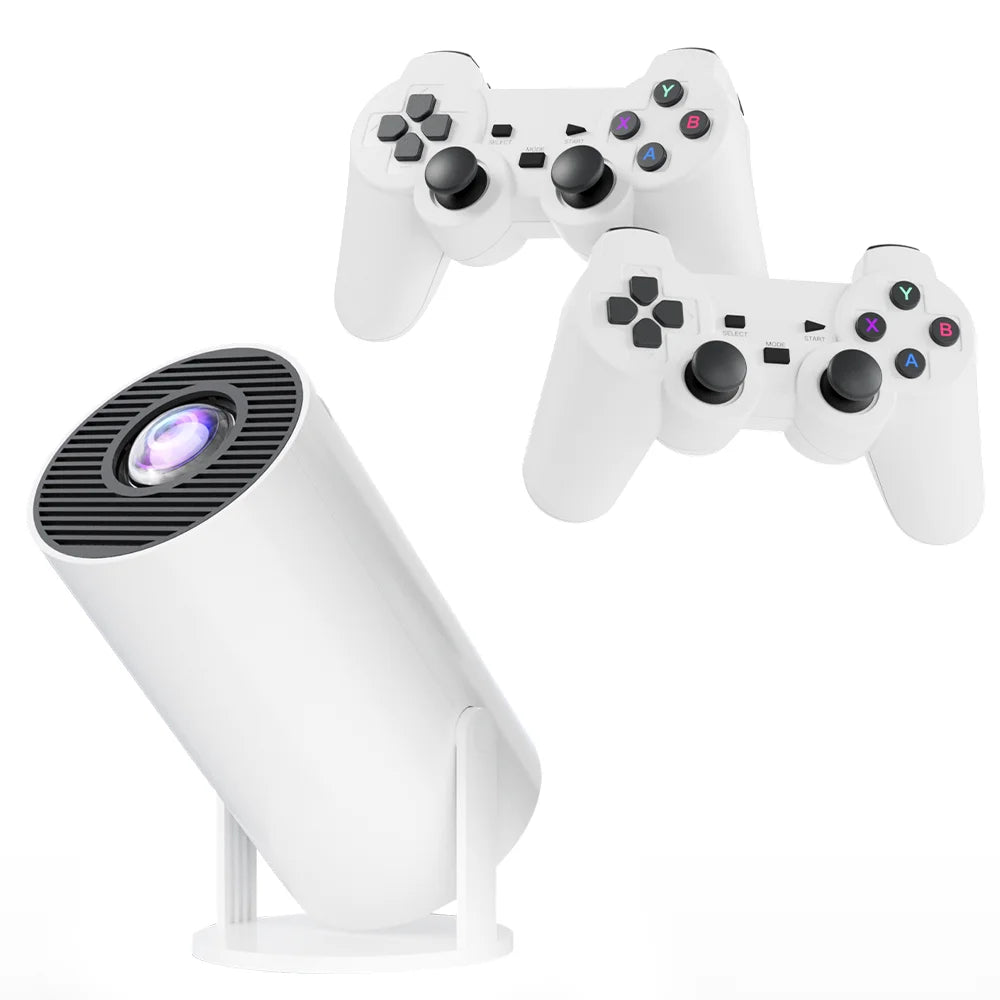 M300max Game Projector 2 in 1 Controller Gamepad Android 11 5G WIfi Playstore Home Cinema Outdoor Portable Mini Projector