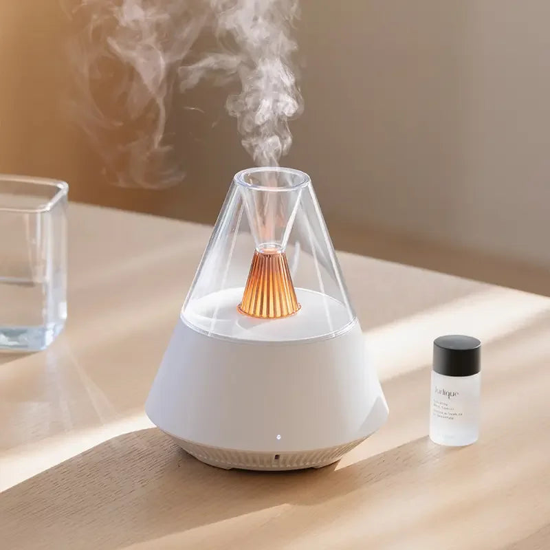 Portable USB Ultrasonic Aroma Diffuser Home Yoga Relax Simulated Lava Volcanic Electric Aroma Diffuser Humidifiers
