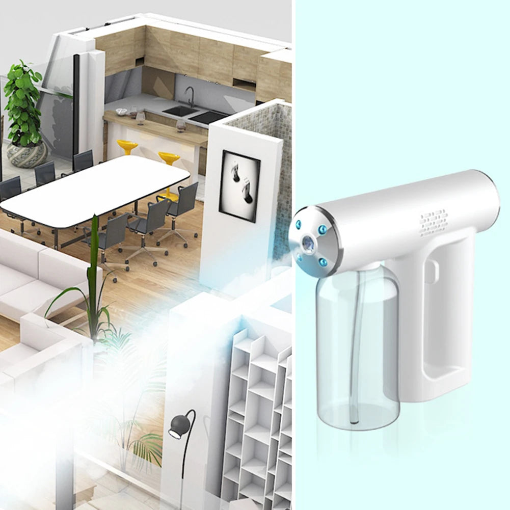 Pulverizer Nano Spray Gun 250ml Nano Mist Sprayer Sanitizer Gun Pulverizer Disinfection Machine Portable Air Sterilizer