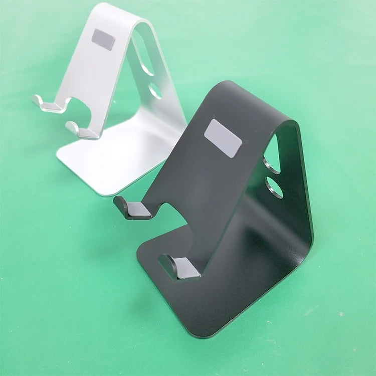 Custom Color logo Cell Phone Stand Aluminium Alloy Cell Phone Tablet PC Desk Holder Universal Aluminium Mobile Phone Stand