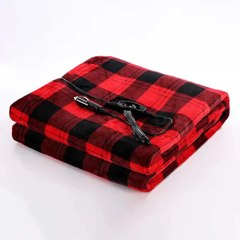 Winter Camping Warmer 12v Technology Low Price Competitive Price Throw Electric Heated Blanket for Car