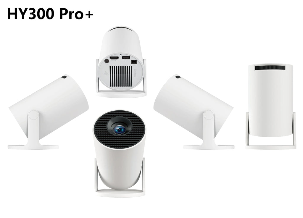 Hy300  PRO+ Video Projector Screen Newest Smart Home Theater Projecteur Portable Auto HD Proyector Mini Projector