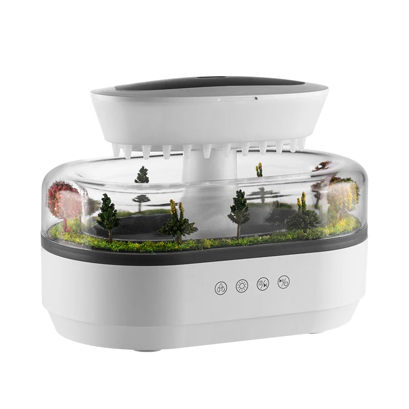 Wholesale Raindrop Aroma Diffuser with Music and LED Light Ultrasonic Essential Oil Humidifier