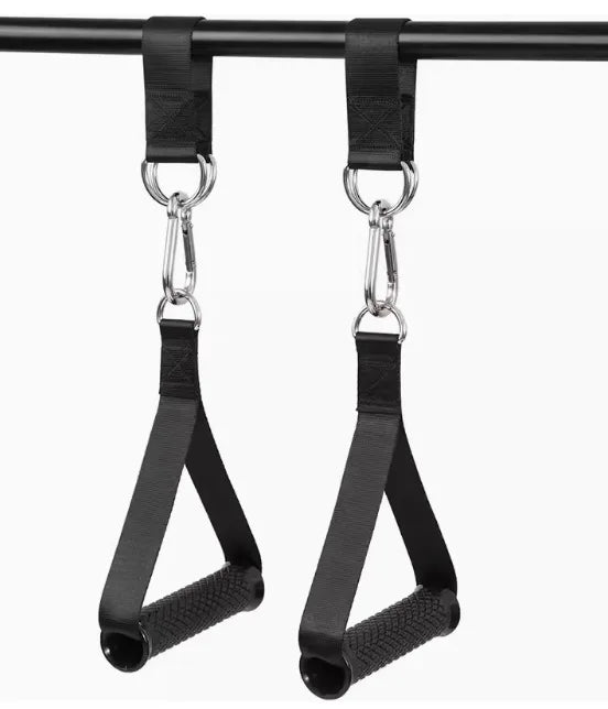 Resistance Bands Grips Fitness Handle Cable Pulley System Machine Rubber Exercise Handles