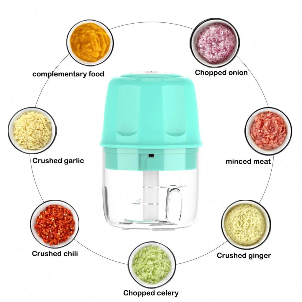 Dropshipping Wireless Mini Electric Onion Chopper Pro Vegetable Chopper