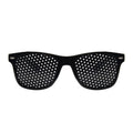 Black Eyesight Improvement Care Exercise Eyewear Glasses Training Cycling Eyewear Pin Small Hole Sunglass Camping Eyeglasses